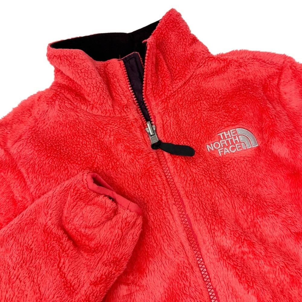 THE NORTH FACE Womens Osito 2 Full Zip Jacket HOT PINK Fleece Polyester XS‎